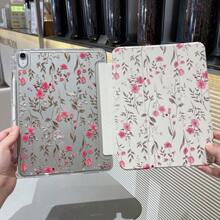 Compatible With Huawei MatePad SE 11 "Tablet Protective Case, MatePad Case, Compatible With MatePad 11.5 "Tablet Case, Magnetic Closure, Three Fold Tablet Protective Cover, Intelligent Sleep Wake-Up, High Transparency Acrylic Back Panel With Pen Slot, Compatible With Redmi Pad 2 11" Tablet, Compatible With Redmi Pad SE 11 Inch Tablet Protective Case - Clear - View 2