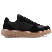 Men's Casual Street Minimalist Comfortable Basic Lightweight Urban Style Sneakers EDN2206 - 黑色 - 查看 2