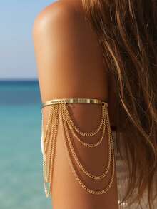 imoli 1 chiếc vòng tay hở cổ điển bằng kim loại thanh lịch, thích hợp cho sinh nhật, tiệc tùng, hẹn hò, quà tặng - Nhiều màu - Xem 4