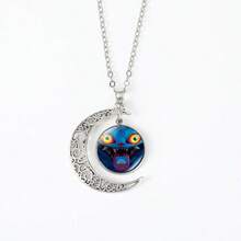 Mattel K-Pop 女团猎巫项链，月亮项链配半月吊坠，Time Gem 银饰配饰 - 彩色 - 查看 13