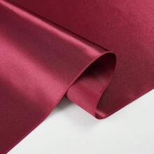 12 Pack Burgundy Satin Table Runner 12x108 Inches Long, Silk-Like Smooth Table Decor For Wedding Birthday Party - Burgundy - View 6