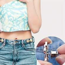 4-Leaf Clover Detachable Buckle Waist Cincher, Adjustable Waist Reducer For Jeans Without Sewing - Multicolor - View 6