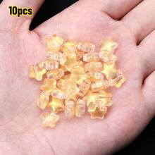 4Amazonia 10/50颗多色彩虹水晶星珠，闪亮冰晶散珠，适用于DIY珠宝制作、手链配件 - 星星 - 查看 14