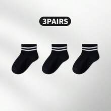 3/6/9/15 Pairs Kids Cartoon Pattern Socks, Breathable Mid-Calf Socks For Home And School Wear, Spring/Summer - Multicolor - View 58