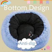 Bean Bag Chair For With Plush Faux Fur Cover 2.5FT Memory Foam Filled Bean Bag For Teens Lazy Sofa For Living Room/Bedroom/Dorm Rabbit-Ears DesignChildren's Growth Games, Fun And Joyful, Essential For Childhood - FrostBlue - View 7