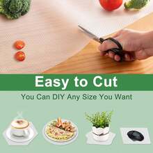 1 rollo de Almohadilla a prueba de humedad de EVA blanco, revestimiento de estantes, funda protectora a prueba de agua y antideslizante para cajones, apta para armarios de zapatos y cajones - Blanco - Ver 6