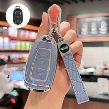 Bao đựng chìa khóa xe hơi bằng TPU mềm 3 nút kèm miếng dán chìa khóa, phù hợp với các dòng xe I Kona, Santa Fe, Elantra, GT, Veloster, Accent, Venue. - vỏ chìa khóa - Xem 3