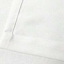 1pc White Linen Tassel Curtain Rod Pocket, Simple Farmhouse Style Square Curtain, Multiple Sizes, Made Of Polyester, Short Curtain Suitable For Bedroom, Living Room, Kitchen Windows, Doors, Cabinets, All Season - 1PC - View 7