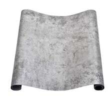 Thick, Removable Vinyl Contact Paper-Peel & Stick Vintage Cement Gray Wallpaper For Living Room, Kitchen, Bedroom, Dorm Decor & Furniture Makeover - 1PC - View 32