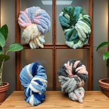 1 Roll 250g Super Soft Chunky Yarn - Super Bulky 0.79 Inch, Fluffy Chenille Yarn, Suitable For DIY Arm Knitting, Great For Handmade Scarves, Blankets, Pillows, Pet Beds, Knitting Accessories, Multiple Colors Available, Comfortable & Durable Polyester, Machine Washable & Easy To Use. - Multicolor - View 2