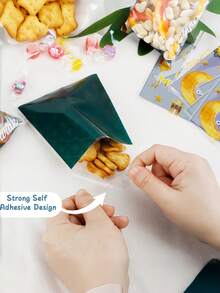 Eid Mubarak Candy Cookie Bag Plastic Gift Baking Packaging Bag Islamic Muslim Festival Party Supplies Ramadan Kareem - Multicolor - View 5