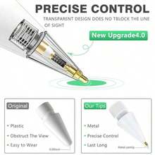 6pack Metal Nib Gift Box, Suitable Compatible With Apple To Replace The Nib, Compatible With Apple Pencil 2nd Generation And 1st Generation /Pencil Pro, Fine Metal Nib /Apple Pencil USB C Wear-Resistant Precision Control Nib Set, Suitable For Sending Mother, Family, Friends, Birthday And Holiday Gift Boxes. - Multicolor - View 5