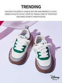 Disney 1 đôi giày thể thao trẻ em, thích hợp cho mặc hàng ngày, lễ hội, thể thao, hoạt động ngoài trời, thoải mái, chống trơn trượt, bền, thoáng khí (Giày thể thao bé trai, giày trượt ván bé trai, giày thể thao trẻ em, giày thể thao bé gái, giày trượt ván bé gái) - màu nâu - Xem 2