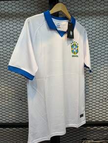 Brazil National Team 2019-2020 Fan Shirt, White. - 白色 - 查看 2