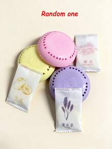 1/3 piezas Ambientador sólido de larga duración con aroma aleatorio, con carcasa exterior adicional, discos aromáticos desodorizantes, eliminación de olores y potenciador de frescura, para armario, baño, coche, hogar, cocina, esencial para el hogar y el baño, regalo perfecto para el Día de la Madre, inauguración de la casa, Día de la Madre, decoración del dormitorio, jardín, decoración de la cocina, verano, playa, artículos esenciales de viaje, decoración de la habitación, Squishy, graduación - Multicolor - Ver 10