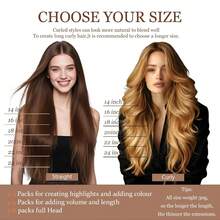 50pcs Micro Ring Hair Extensions, Mixed Gold S18/22 Straight, Micro Bead Connection, With Fishing Line, Real Hair, 50g, Invisible Micro Ring Hair Extensions - SP18/22 - View 9