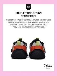 Disney 1 Pair  Collaboration Children's Sneakers, Suitable For Daily Wear, Festivals, Sports, Outdoor Activities, Comfortable, Non-Slip, Breathable (Boys' Sneakers, Boys' Skate Shoes, Children's Sneakers, Girls' Sneakers, Girls' Skate Shoes) - Grey - View 5