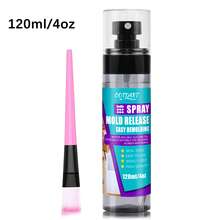240ml/120ml Mold Release Spray, Silicone Mold Release Spray, Water Based Fast Drying Odorles Non-Stick Suitable For Demolding Candles, Plaster, Soap And Epoxy Resin From Plastic, Plaster, Metal Various Molds. - 120ml - View 9