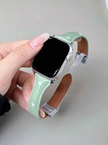 1条荔枝纹理硅胶磁吸表带 - 兼容 49mm 46mm 45mm 44mm 42mm 41mm 40mm 38mm，透气硅胶表带，磁吸式表扣，适合女性，适用于 Ultra/Ultra 2/10/9/8/7/6/SE/5/4/3/2/1系列。 - 彩色 - 查看 19