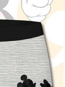 男士条纹3D印花平角内裤，时尚设计，适合日常休闲穿着 - 彩色 - 查看 6