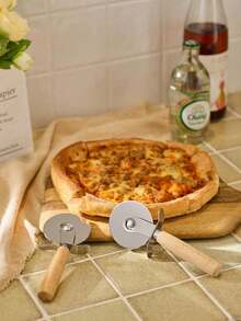 2个/1个不锈钢披萨切割滚轮,轻松滚动,完美切割披萨,厨房餐饮工具,意式披萨小工具,耐用材质,披萨烘焙工具,不锈钢披萨轮刀,不锈钢披萨面团切割器,不锈钢披萨厨房工具,华夫饼,糕点,甜点,提拉米苏,干三明治,女士礼物,家居礼物,节日礼物 - 彩色 - 查看 9