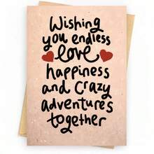 1 Pc Wedding Card, Congratulations Card, Toast, Happy Couple (Including Envelope), Small Business Supplies, Thank You Card, Birthday Gift, Card, Unusual Items, Gift Card - Single Piece - View 9