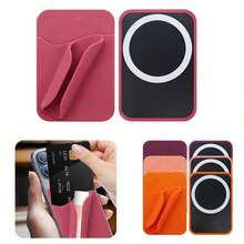 Simple Silicone Phone Case With 3D Lip Gloss Holder For IPhone 17 Air 17 Pro Max/Pro 16/15/14 Plus 15 14 13 12, Soft Touch Matte Back Cover, Shockproof & Anti-Fingerprint Protective Case - Magenta - 查看 4