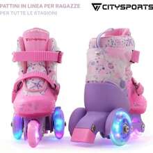 Kids Skates - Rose Red - View 1