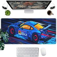 1 Alfombrilla de escritorio con estampado de coche de carreras de alta definición, alfombrilla multifuncional XXL para ratón, teclado y ratón de juego, alfombrilla de escritorio para oficina/PC gamer. Un gran regalo para familiares y amigos. - Tapete para ratón - Ver 6