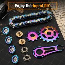 2-Gear Fingertip Gyroscope Toy | Adult Stress Relief  | Anxiety Relief Desk Toy Perfect Gift - Nhiều màu - Xem 4