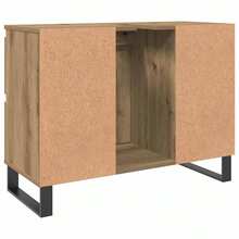 vidaXL Waschbeckenunterschrank Artisan-Eiche 80x33x60 Cm Holzwerkstoff - Giallo - Visualizzare 6