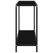 vidaXL Konsolentisch Schwarz 80x35x75 cm Hartglas - nero - Visualizzare 3