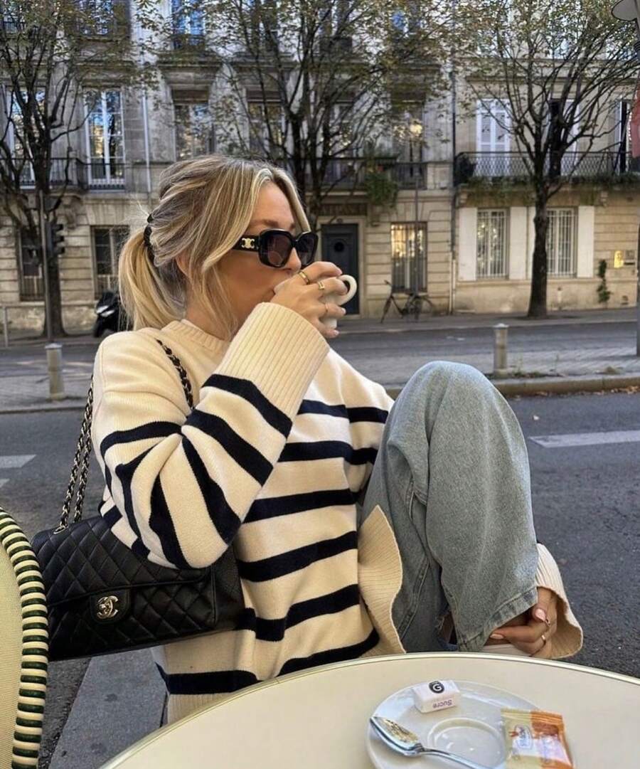 Women's Mullet Knit Blouse - Winter 2026 - tắt - Xem 1