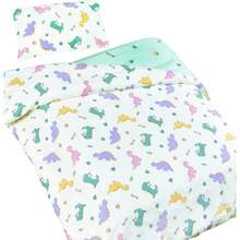 Toddler White Lightweight Duvet Insert Machine Washable 47" X 59" - Dinosaur 5 - View 1