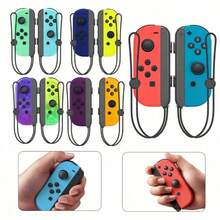 Switch Joy-Con Controller Left & LED Right Wireless Pair Gamepad Joypad - Tím Cam - Xem 1