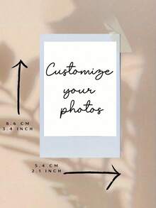 定制照片、定制照相亭打印、情侣个性化照片、DIY生日/周年纪念礼物（男女皆宜）、情人节礼物、个性化礼物、特殊场合礼物、时尚纪念品、精美文具、迷你照片打印、纪念卡、适合生日、周年纪念日 | 可直接装裱的爱情故事艺术作品。送给她的礼物、送给他的礼物、情侣照片、圣诞礼物、圣诞用品 - 多色 - 查看 7