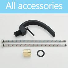 Zhuomixer Sliver/Matte Black Single-Handle Bathroom Sink Faucet, Low-Arc Modern Basin Faucet, Brass Single-Hole Vanity Mixer Tap With Supply Hose, Suitable For Basin, Sink, RV, Wash Basin, Bathroom Deccor,Practical Gift - 霧面黑 - 查看 8