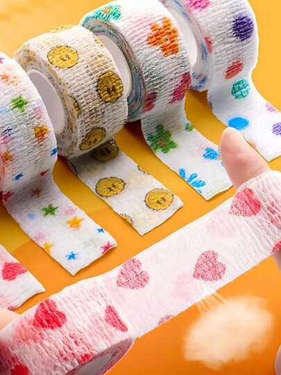 15pcs/Set Universal Wrist Wholesale Bandages, Self-Adhesive Ankle Bandages, Finger Bandages, Elastic Bandages