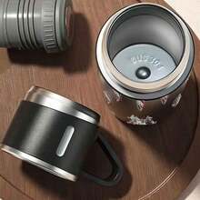 1 Juego de 500ml Taza Aislada con Estampado de Lobo (Incluyendo 3 Tazas) - 500ml Botella de Agua de Acero Inoxidable 304 con Aislamiento al Vacío, Diseño a Prueba de Fugas Apto para Bebidas Calientes y Frías, Adecuado para Viajes, Camping, Senderismo y Oficina. - Multicolor - Ver 9