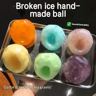 可爱团子系列逼真食物造型捏捏乐玩具，柔软解压，舒缓情绪，节日、生日礼物，完美之选