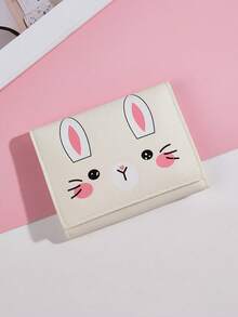 1pc Cute Children's Wallet & Card Holder, Cartoon Cat Casual Pouch, Girls' Small Coin Purse, Travel & Daily Use Wallet - Multicolor - View 3