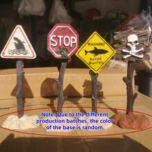 用这款鲨鱼主题装饰品为您的水族箱增添一丝乐趣！ - 彩色 - 查看 10