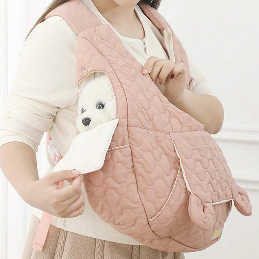 Pet Backpack - Pink - View 1