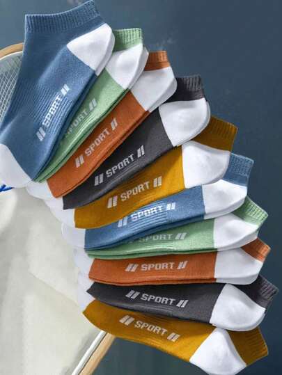 5 Paar Herren Knöchelsocken, weich & atmungsaktiv, bequem & vielseitig, geeignet für den täglichen Gebrauch, Frühling/Sommer