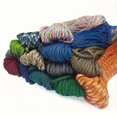 Thick Woven Tactical Rope, Suitable For Camping And Hiking, Handmade DIY Rope