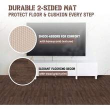 Tapetes Encastrables De EVA, Baldosas De Piso Tipo Rompecabezas, Acolchado De Espuma Con Borde Para Muebles, Espacios Del Hogar, Sala De Estar, Garaje - Dark Oak Wood, 4.46 m2,41149990 - Multicolor - Ver 5