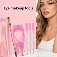 Eye Lash Mascara Guard Applicator Eyelash Comb Easy To Clean Fits Eye Shape Eyelash Brush Female Supply Mascara Brushe Makeup Brushes And Tools - Multicolor - View 9