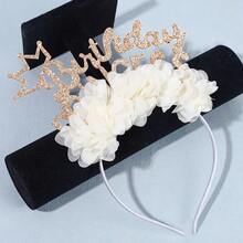 Cute Party Letter Birthday Headband - Multicolor - View 9