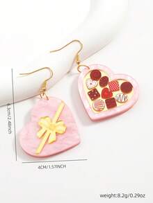 Women's New Valentine's Day Earrings, Suitable As A Gift For Friends - Multicolor - View 2