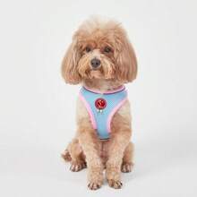 Nuevo arnés de perro de colores de bloqueo de dopamina para primavera y verano, arnés de correa lindo para gatos y perros, chaleco de malla reflectante y transpirable para perros pequeños y medianos - Rosa - Ver 6